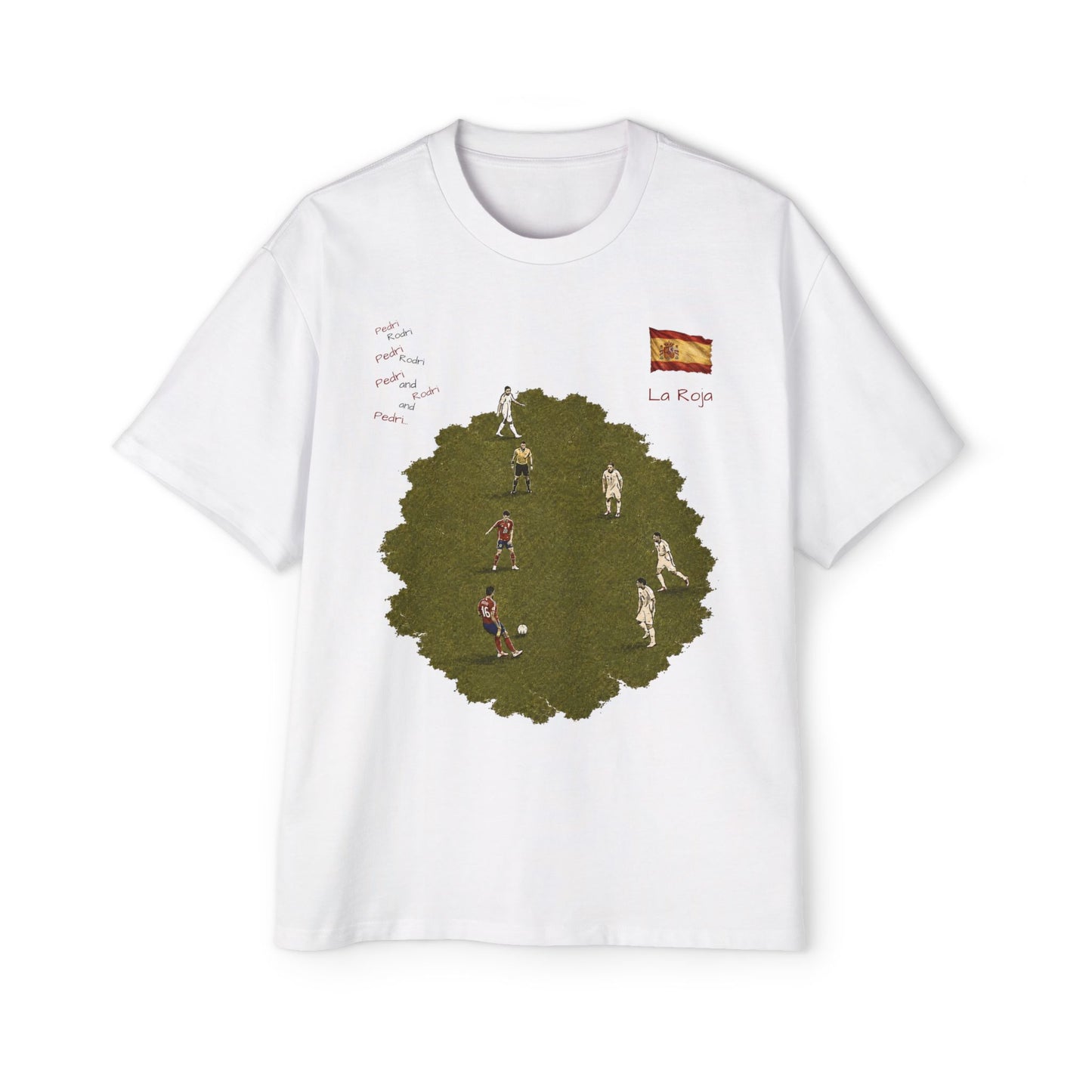 Pedri & Rodri Printed Oversized T-shirt