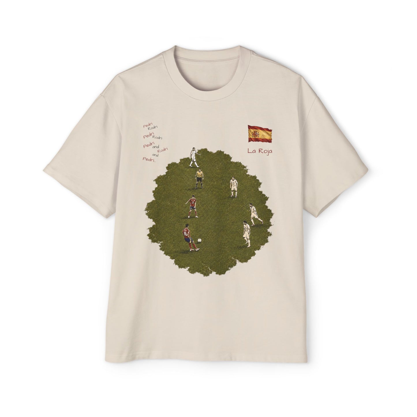 Pedri & Rodri Printed Oversized T-shirt
