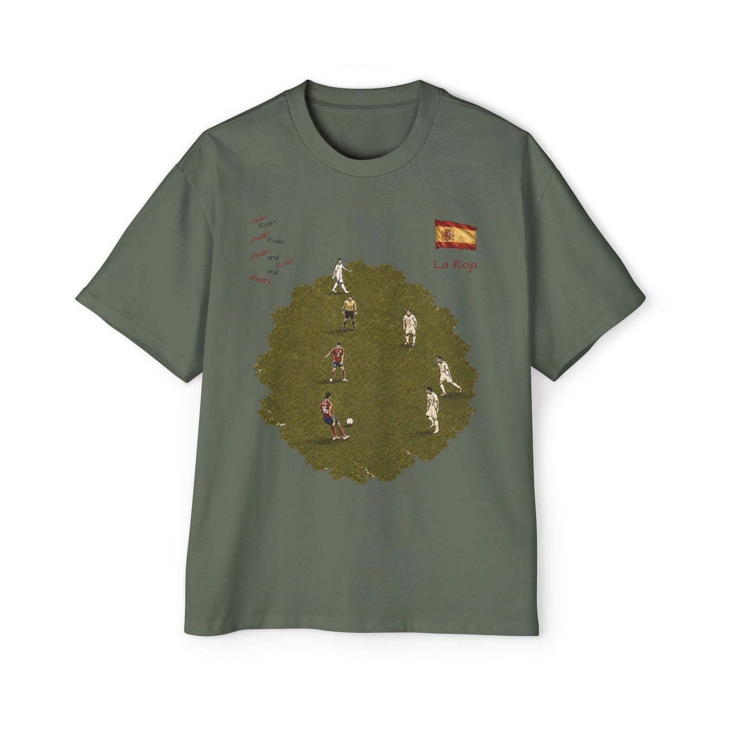 Pedri & Rodri Printed Oversized T-shirt